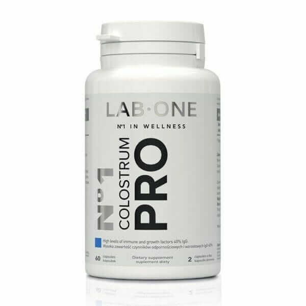 LAB ONE Colostrum Pro 60 k Siara Bydlęca Odporność Sklep Cena