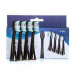 4x Końcówki Meriden Sonic+ Professional Brush Head Black