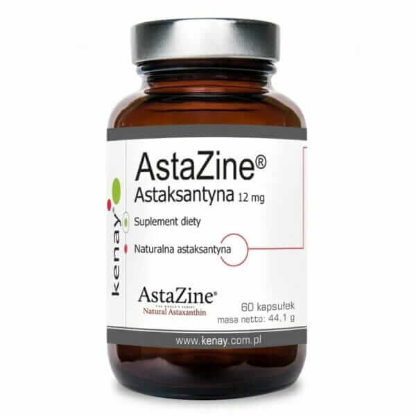 Kenay ASTAZINE Astaksantyna 12mg 60 kapsułek Anti-Age
