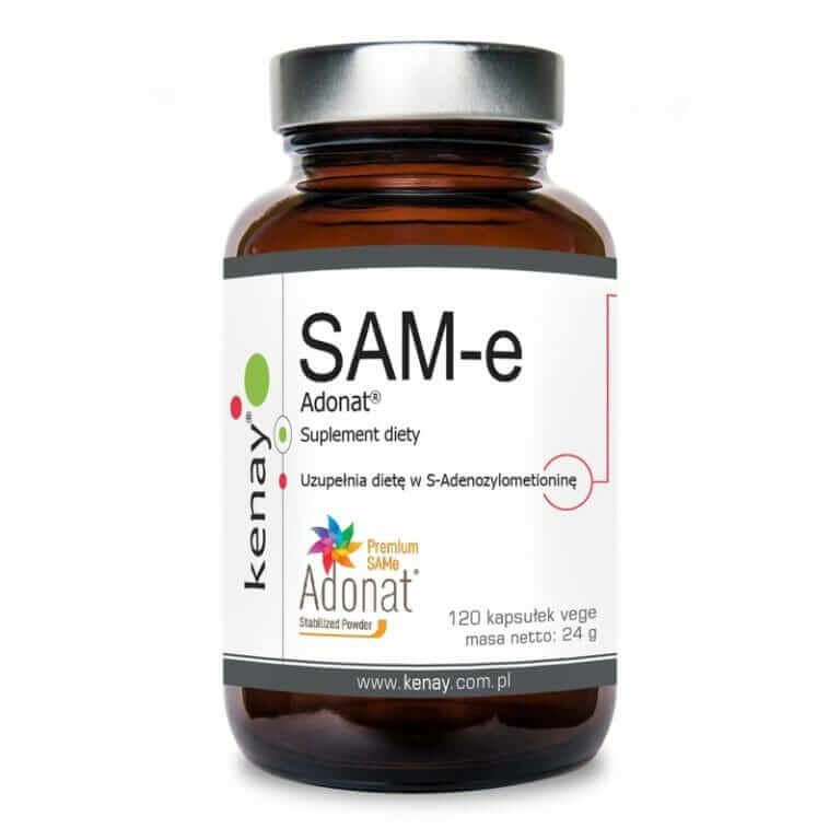 Kenay SAM-e SAMe 120k Depresja Nastrój Nerwica Wątroba