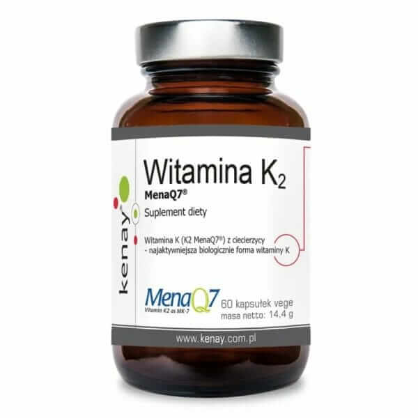 Kenay Witamina K2-MK7 60k MENA Q7 100mcg z Ciecierzycy