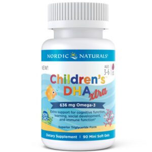 NORDIC NATURALS Childrens DHA Xtra 636 mg (90 kaps.)
