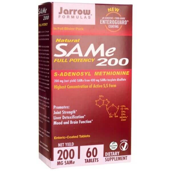 JARROW FORMULAS SAMe (60 tabl.) | Łatwe Dawkowanie FilarZdrowia