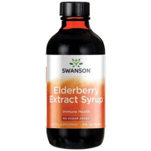Swanson Elderberry Extract Syrup Syrop z czarnego bzu 118ml