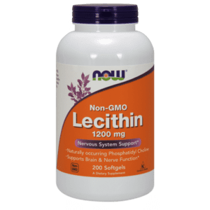 NOW FOODS Lecithin - Lecytyna sojowa 1200 mg non GMO (200 kaps.)