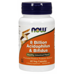NOW FOODS 8 Billion Acidophilus & Bifidus - Probiotyk (60 kaps.)