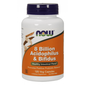 NOW FOODS 8 Billion Acidophilus & Bifidus - Probiotyk (120 kaps.)