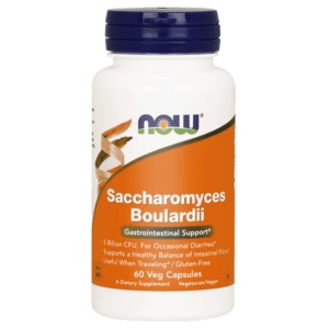 NOW FOODS Probiotyk Saccharomyces Boulardii (60 kaps.)