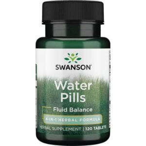 SWANSON Water Pills (120 tabl.) | Łatwe Dawkowanie