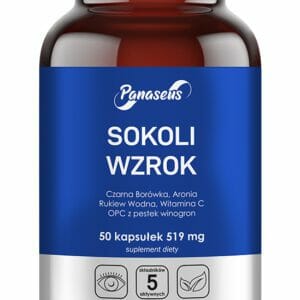 Panaseus Sokoli Wzrok 519 mg Ekstrakty Roślinne Wsparcie Widzenia 50 kaps