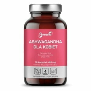 Panaseus Ashwagandha dla Kobiet 50 kapsułek spokój