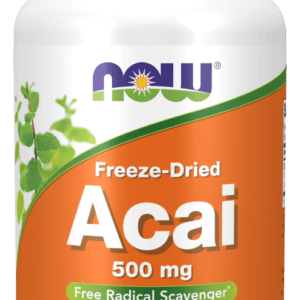 NOW Foods Acai Freeze 500mg 100 kapsułek