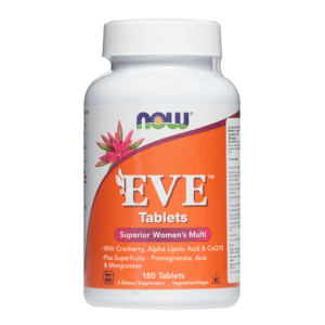 NOW FOODS EVE Superior Womens Multi - Multiwitamina i Składniki Mineralne dla Kobiet EVE (180 tabl.)