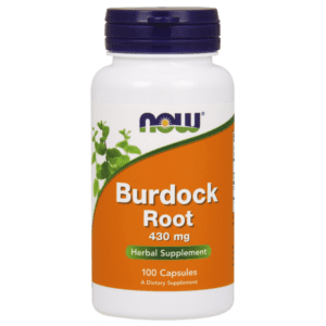 NOW FOODS Burdock Root - Korzeń Łopianu 430 mg (100 kaps.)