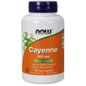NOW FOODS Cayenne - Pieprz kajeński 500 mg (100 kaps.)