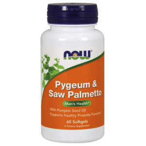 NOW FOODS Pygeum (Śliwa Afrykańska) & Saw Palmetto Palma Sabałowa - 60 kaps