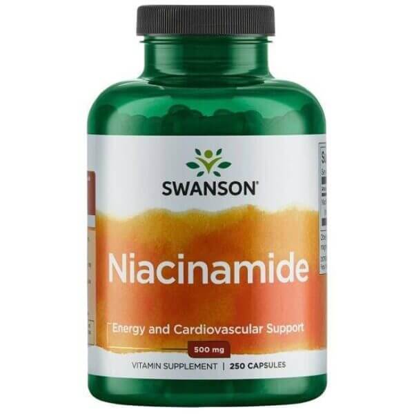 SWANSON Niacinamide 500 mg (250 kaps.) | Naturalne FilarZdrowia