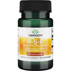 SWANSON Witamina B6 20 mg (60 kaps.) | Energia