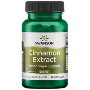 SWANSON Cinnamon Extract (90 kaps.) | Naturalne