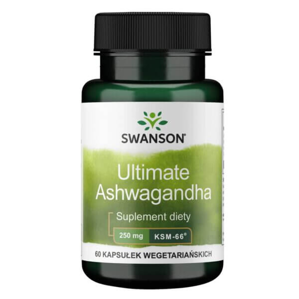 SWANSON Ashwagandha KSM-66 250 mg (60 kaps.) FilarZdrowia