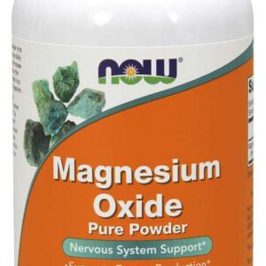 NOW FOODS Magnesium Oxide - Magnez (227 g) | Mięśnie