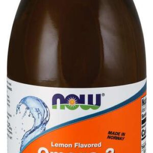 NOW FOODS Omega 3 Fish Oil (500 ml) | Serce Wzrok