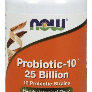 NOW Foods, Probiotic-10, 25 miliardów, 100 kapsułek wegetariańskich