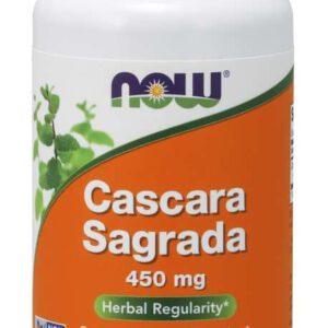 NOW FOODS CASCARA SAGRADA Rhamnus purshiana 450mg