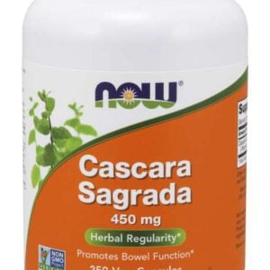 NOW FOODS Cascara Sagrada 450 mg (250 kaps.)