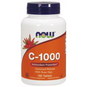 NOW FOODS Witamina C 1000 mg o przedłużonym uwalnianiu (100 tabl.)