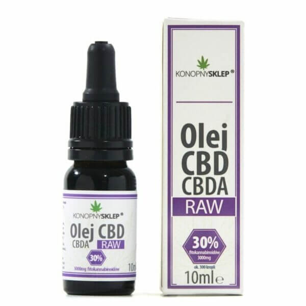 Olej CBD konopny RAW 30% CBD+CBDA 10ml 3000mg FilarZdrowia