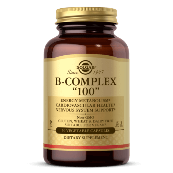 SOLGAR B-Complex 100 (50 kaps.) | Naturalne Wsparcie FilarZdrowia