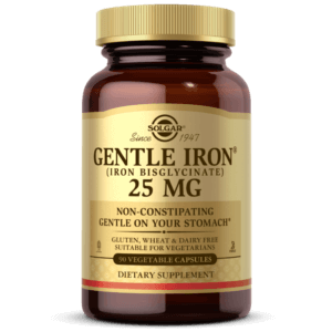 SOLGAR Gentle Iron 25 mg (90 kaps.) | Energia Krew
