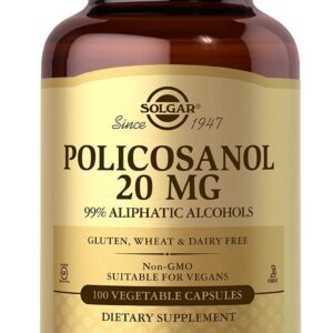 SOLGAR Polikosanol 20 mg (100 kaps.) | Naturalne