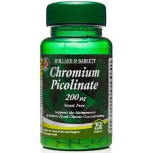 H&B Pikolinian Chromu - 200mcg - 250 tabletek