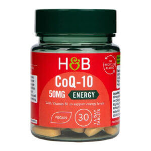 H&B CoQ-10 Koenzym Q10 50mg - 30 tabletek | Serce