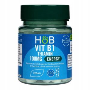 H&B Vit B1 WItamina B1 Tiamina 100mg - 120 tabletek