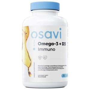 OSAVI Omega-3 + D3 Immuno (180 kaps.) | Serce Wzrok