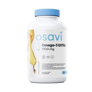 OSAVI Omega-3 Extra 650 mg - smak cytrynowy (180 kaps.)