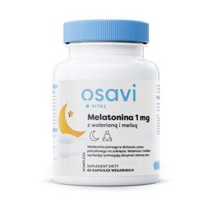 Osavi Melatonina 1 mg z Walerianą i Melisą 60 kaps Vegan SEN Wyciszenie