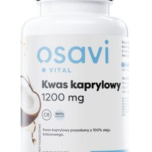 OSAVI Kwas kaprylowy 1200mg (120 kaps.) | Naturalne