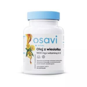 OSAVI Olej z wiesiołka 600 mg z wit. A i E (60 kaps.)