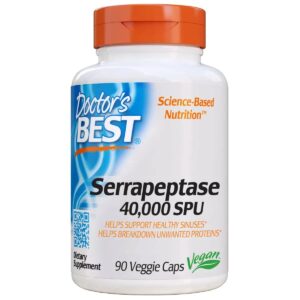 Doctor's Best Serrapeptaza 40 000 SPU - 90 VCaps