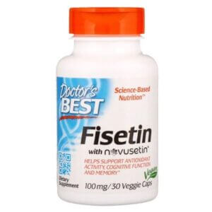 Doctor's Best Fisetin with Novusetin (Wsparcie przy starzeniu się mózgu) 30