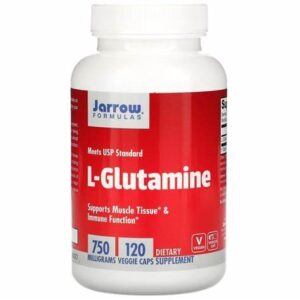 JARROW FORMULAS L-Glutamina (120 kaps.) | Mięśnie