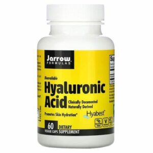 JARROW FORMULAS Kwas Hialuronowy, Hyaluronic Acid (60 kaps.)