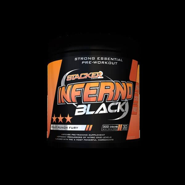 Stacker2 Inferno Black Przedtreningówka - 300g - Owocowy Poncz FilarZdrowia