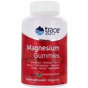 Trace Minerals Magnesium Gummies - Watermelon - 120 gummies