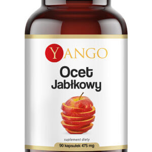 YANGO Ocet jabłkowy 475 mg  (90 kaps.) | Naturalne
