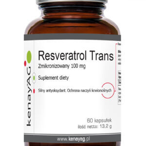 KENAY Zmikronizowany Resveratrol 100 mg (60 kaps.)